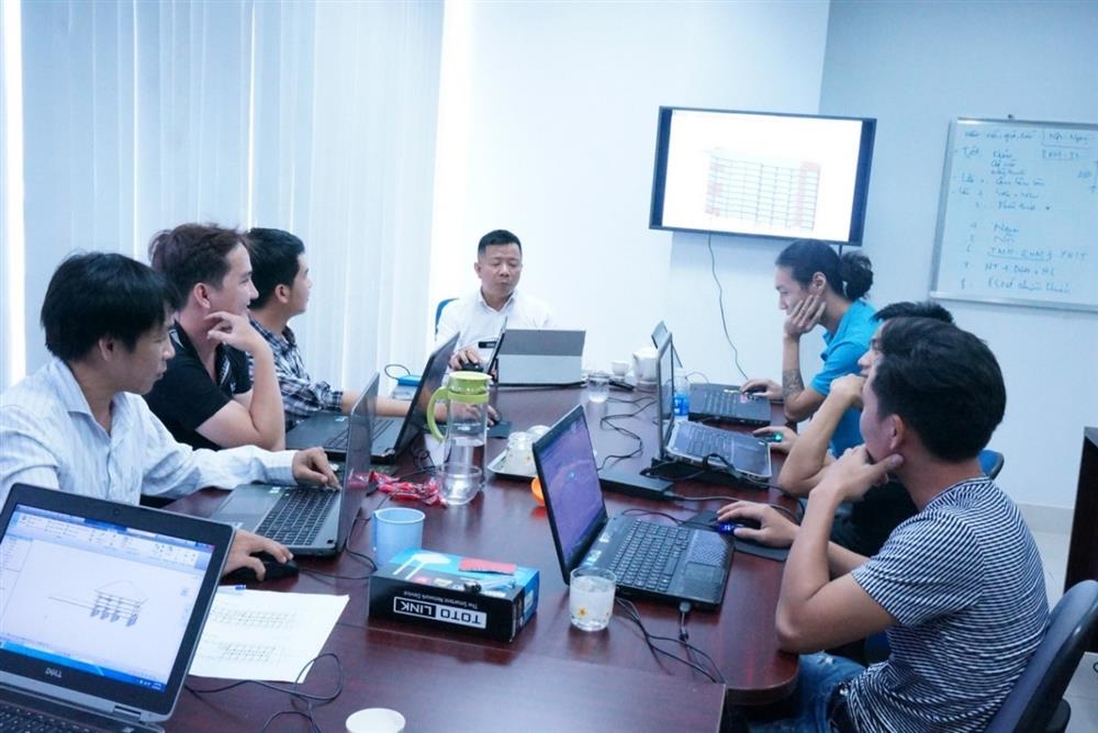hình ảnh về lớp học BIM của công ty Kim Long